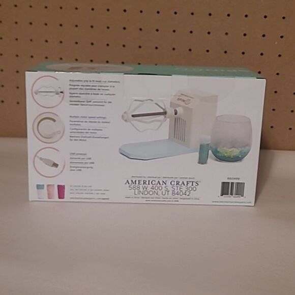 Spin It Motorized Rotary Drying Tool Cups Resin Finish We R Memory Keepers New - Picture 4 of 5